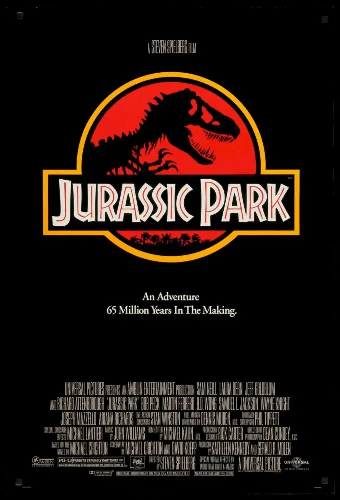 Jurassic park film posteri