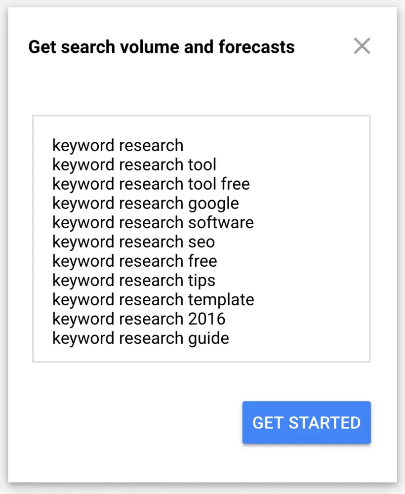 Google Keyword Planner anahtar kelime aracı