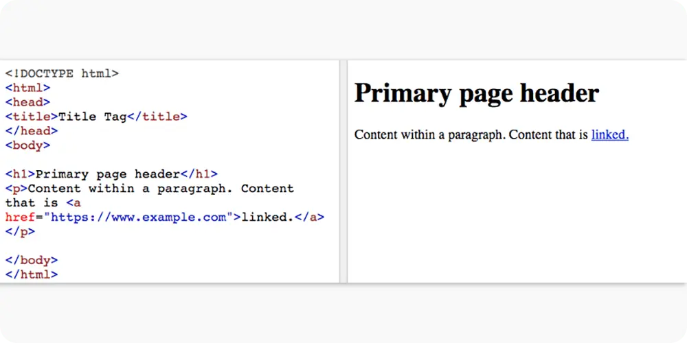 HTML: Bir web sitesi ne diyor