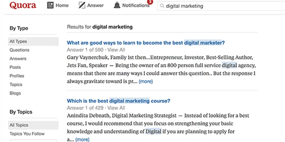 Quora Dijital marketing