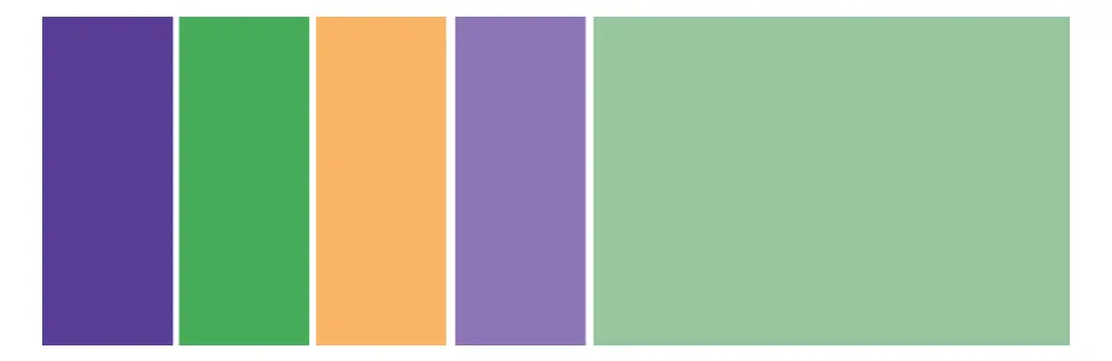 Yüksek kontrast oluşturmak için triadik renk şeması kullanın.
