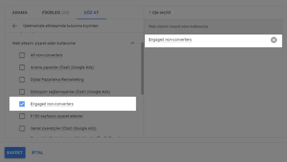 Google Remarketing Nedir? A'dan Z'ye Google Yeniden Pazarlama 13