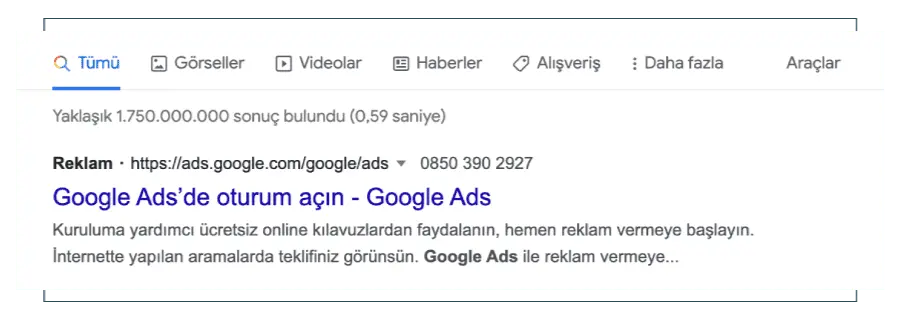 Google Reklam Ajansı: Google’da Reklamlarınız Böyle Gözükecek!