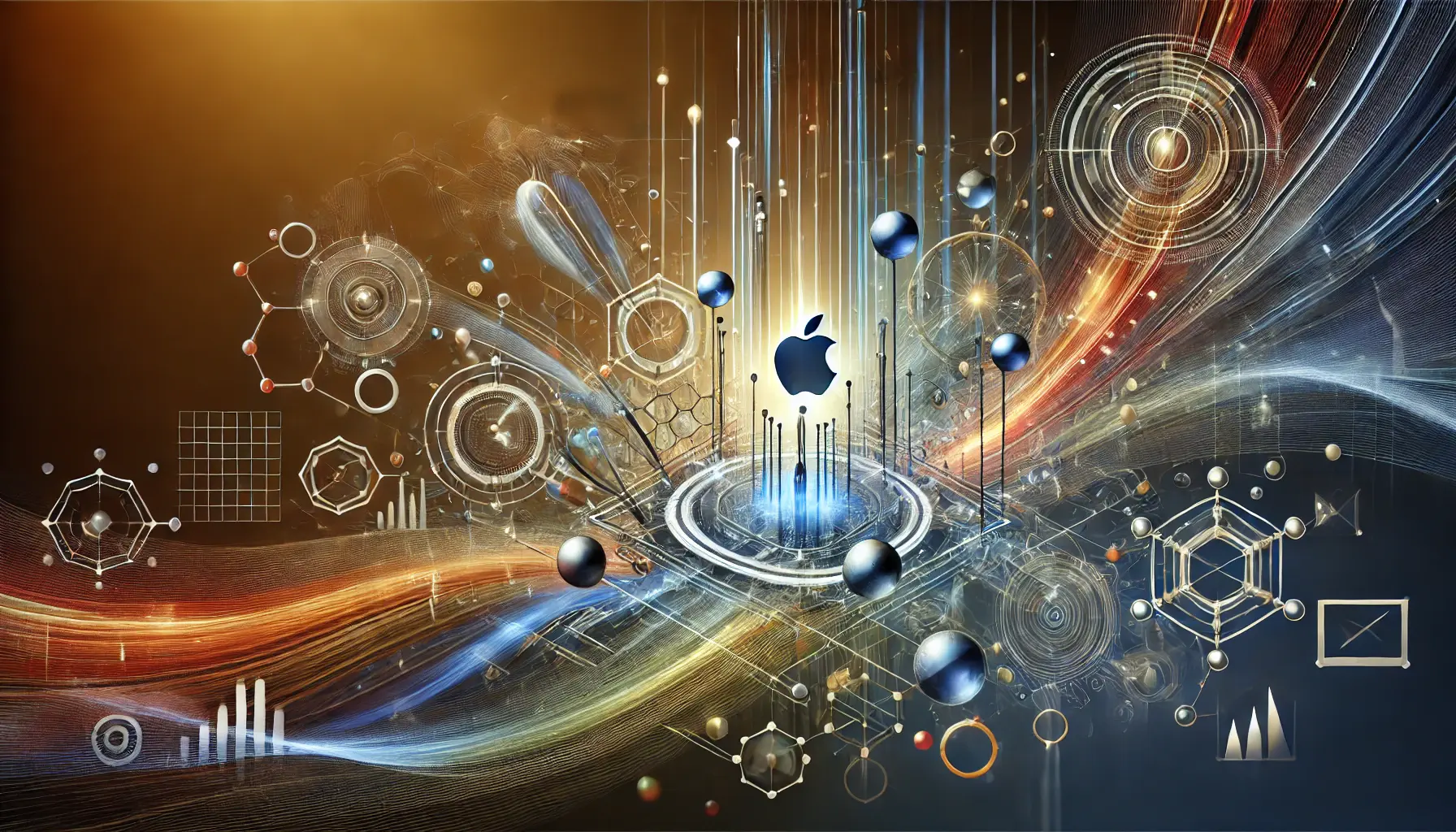 Abstract representation of mastering campaign structure with interconnected nodes, converging lines, and a central focal point symbolizing completion and optimization.