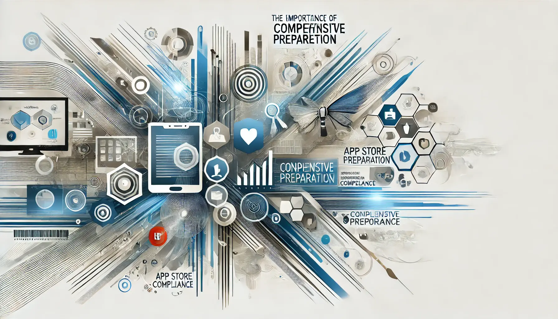 Abstract representation of the importance of comprehensive preparation, featuring symbols of planning, readiness, and thoroughness.