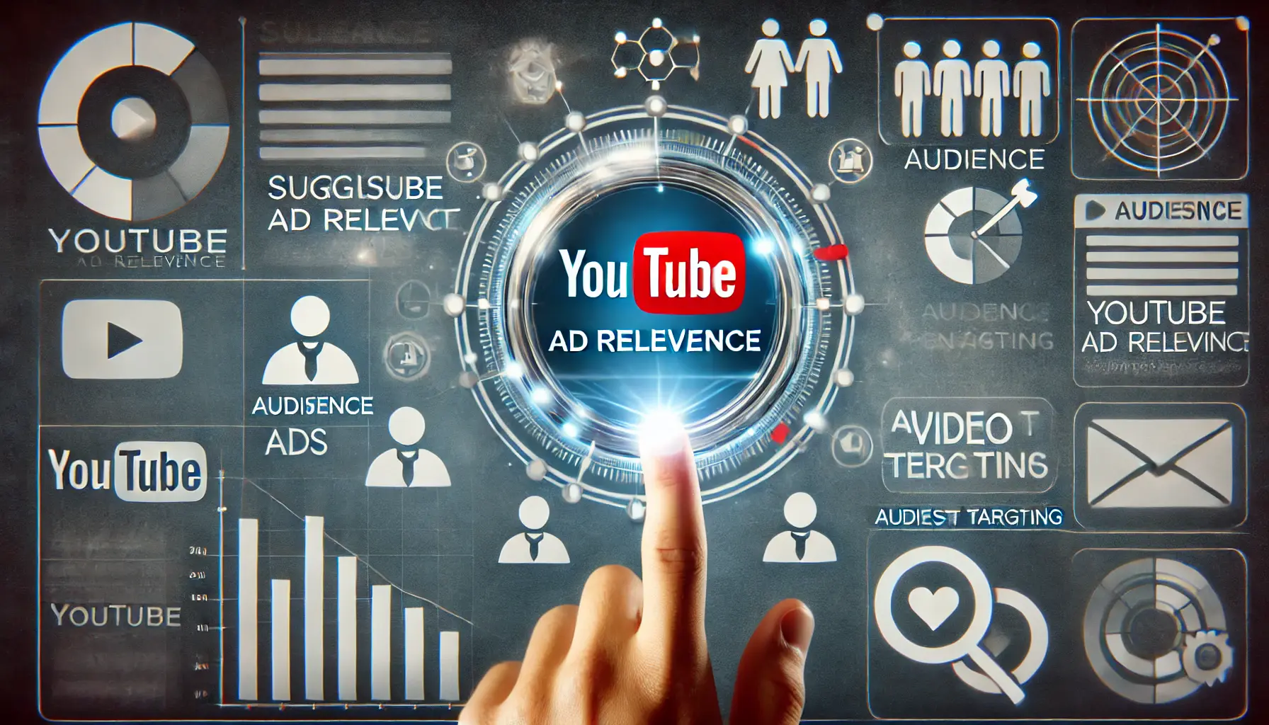 Close-up of YouTube interface with highlighted suggested video ads, symbolizing ad relevance and user engagement