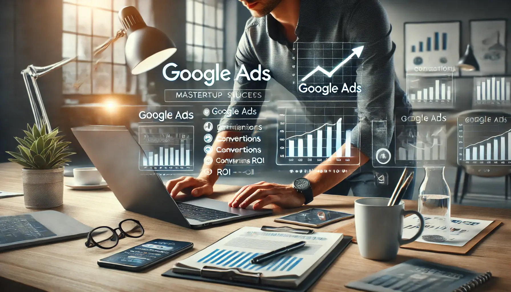 A digital marketing professional optimizing Google Ads for startup growth.