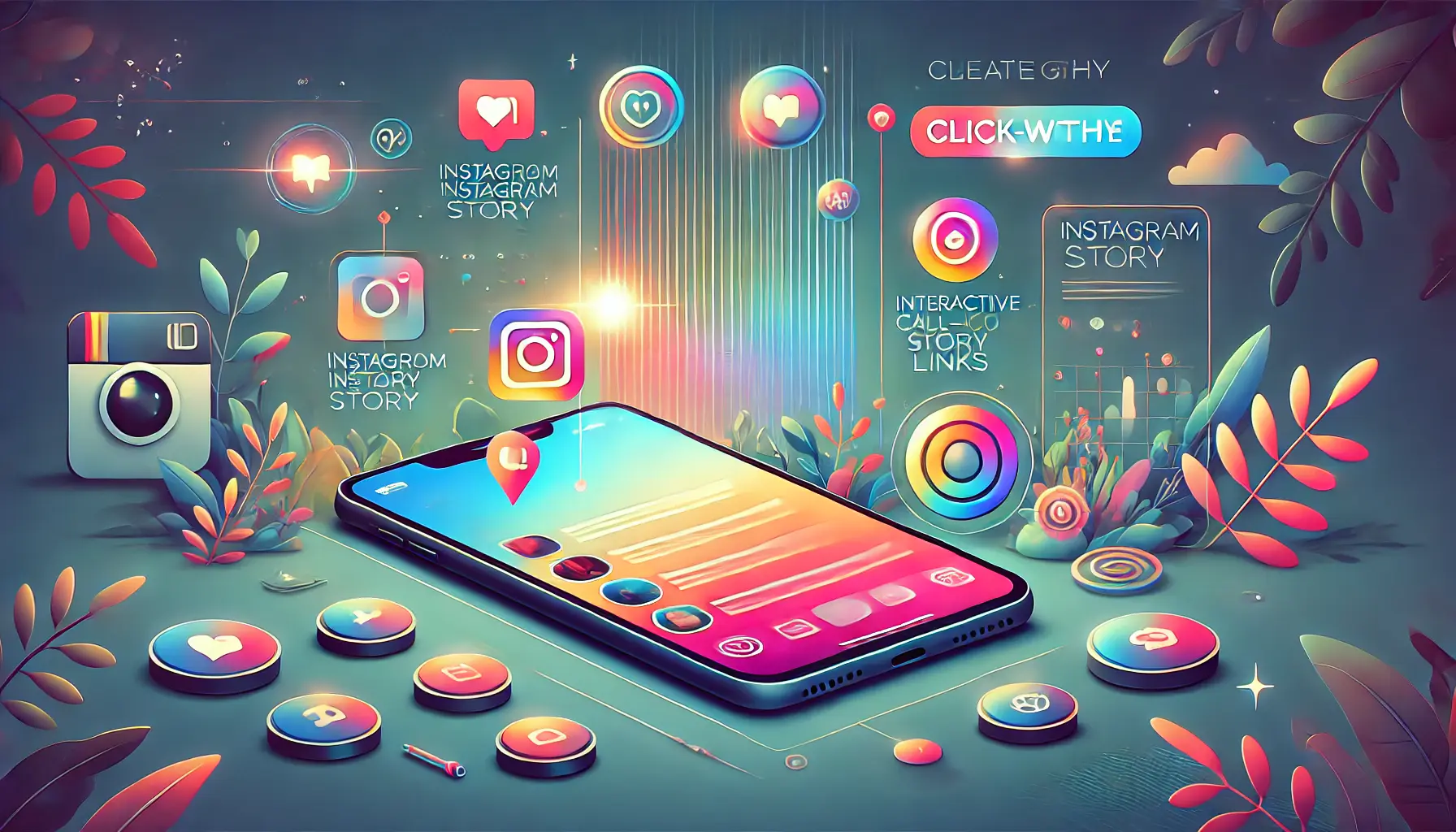 An Instagram story featuring high-quality visuals and an interactive call-to-action sticker, emphasizing engagement and creativity.