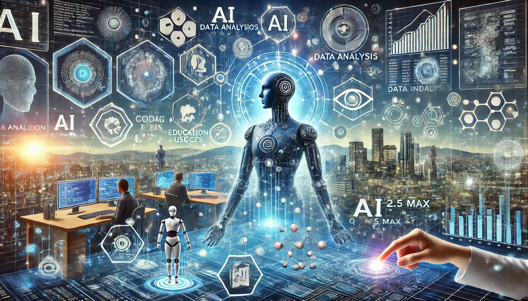 An advanced AI system transforming industries like coding, data analysis, education, and healthcare.